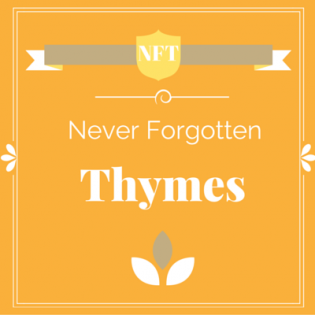 never forgotten thymes  